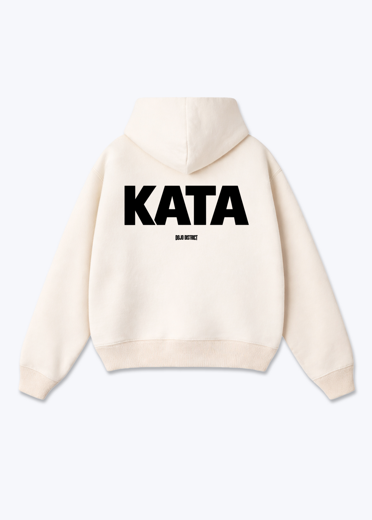 KATA - Oversized Hoodie - Beige Back (Designed)