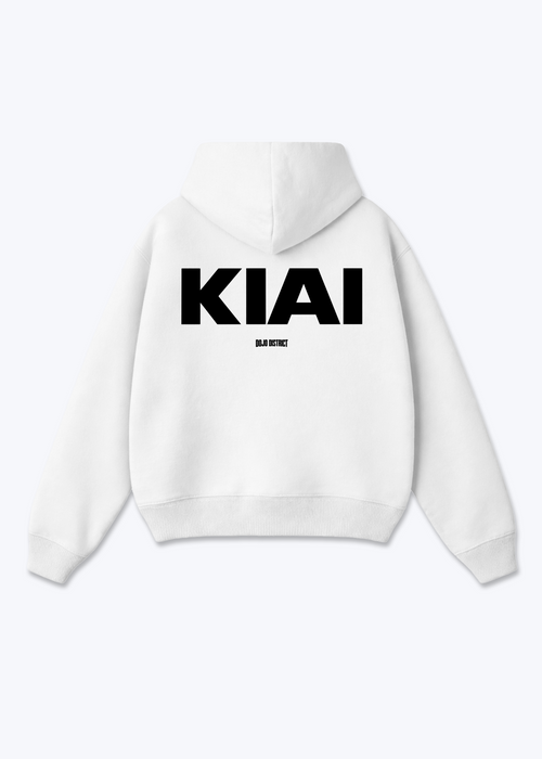 KIAI - Oversized Hoodie - White Back (Designed)