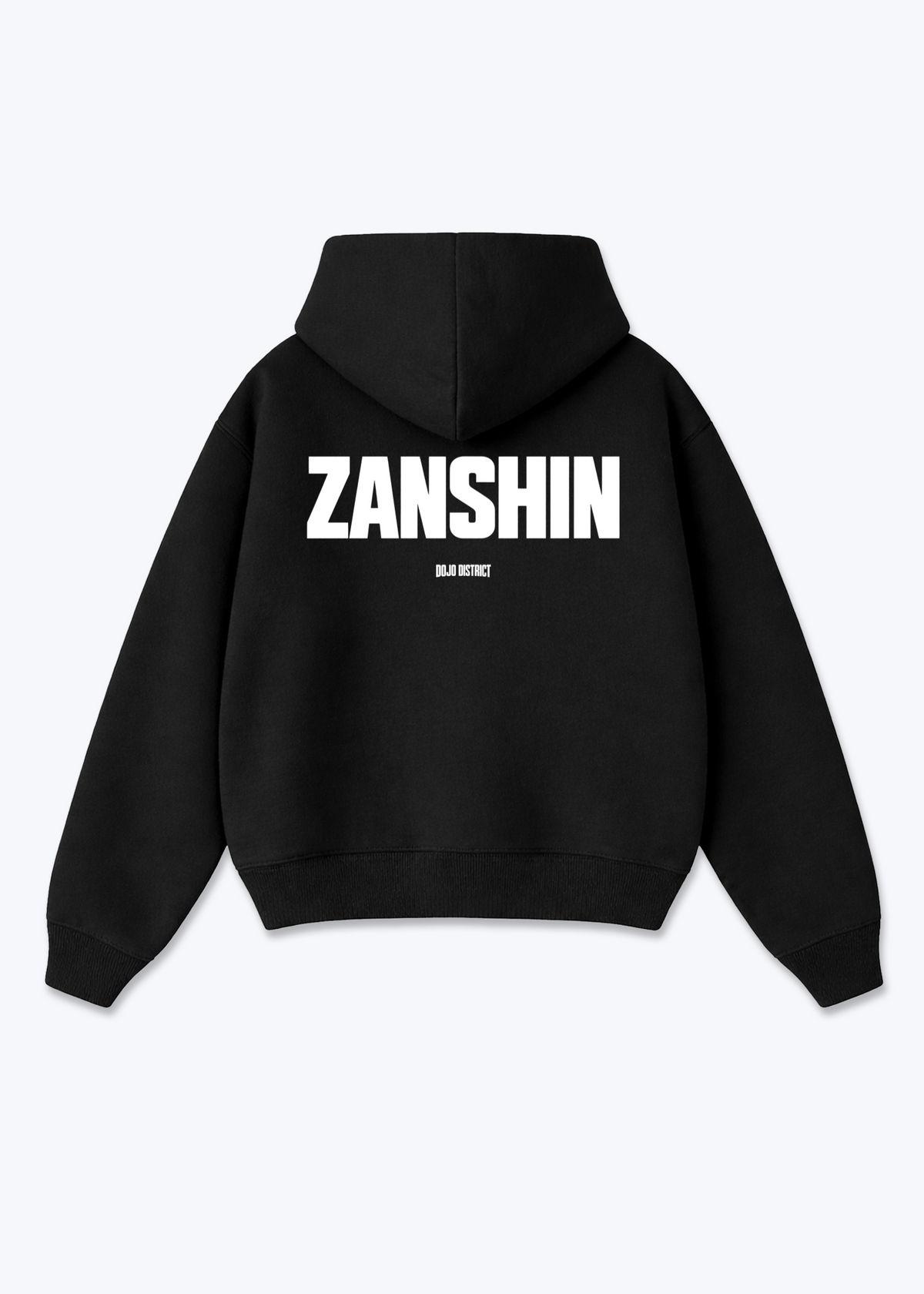 ZANSHIN - Oversized Hoodie - Black Back (Designed)