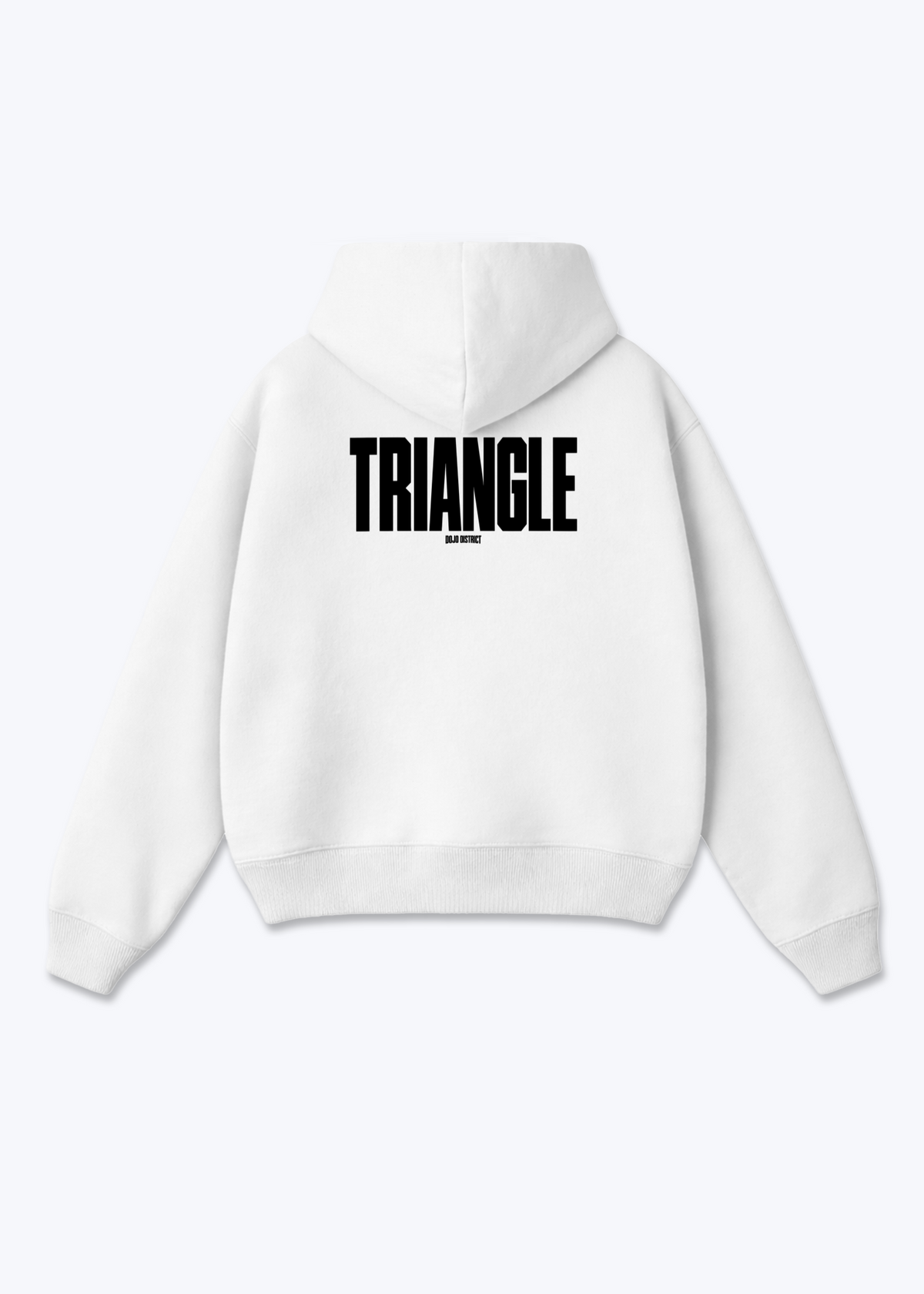 TRIANGLE - Oversized Hoodie - White Back (Designed)