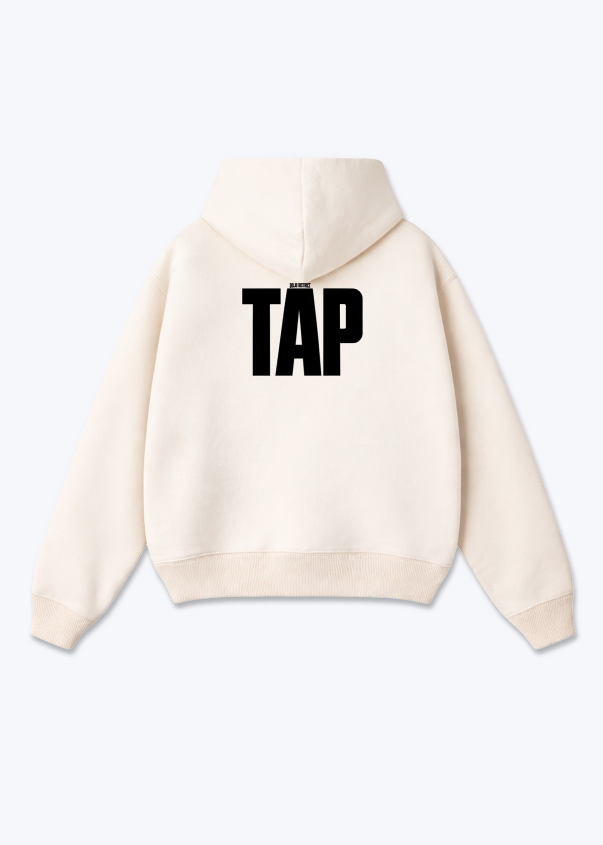 TAP - Oversized Hoodie - Beige Back (Designed)