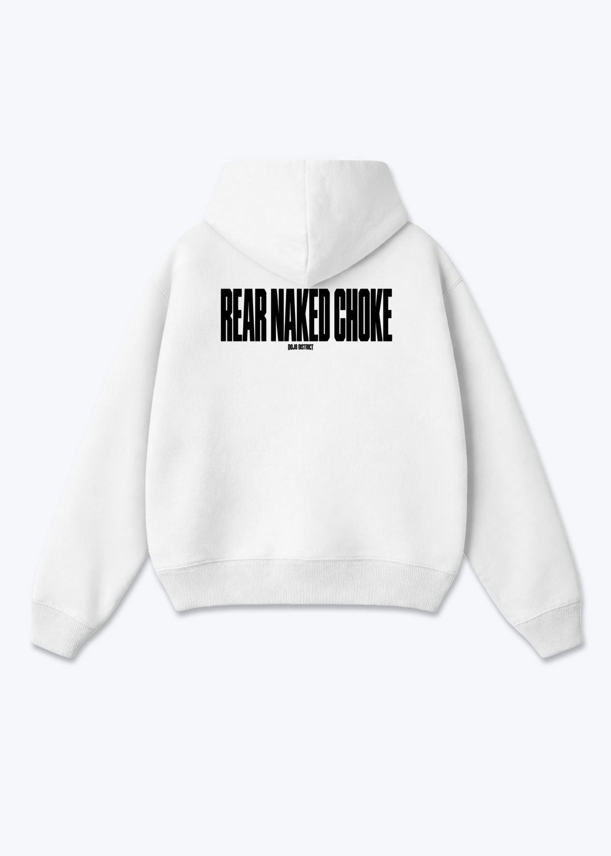 REAR NAKED CHOKE - Oversized Hoodie - White Back (Designed)