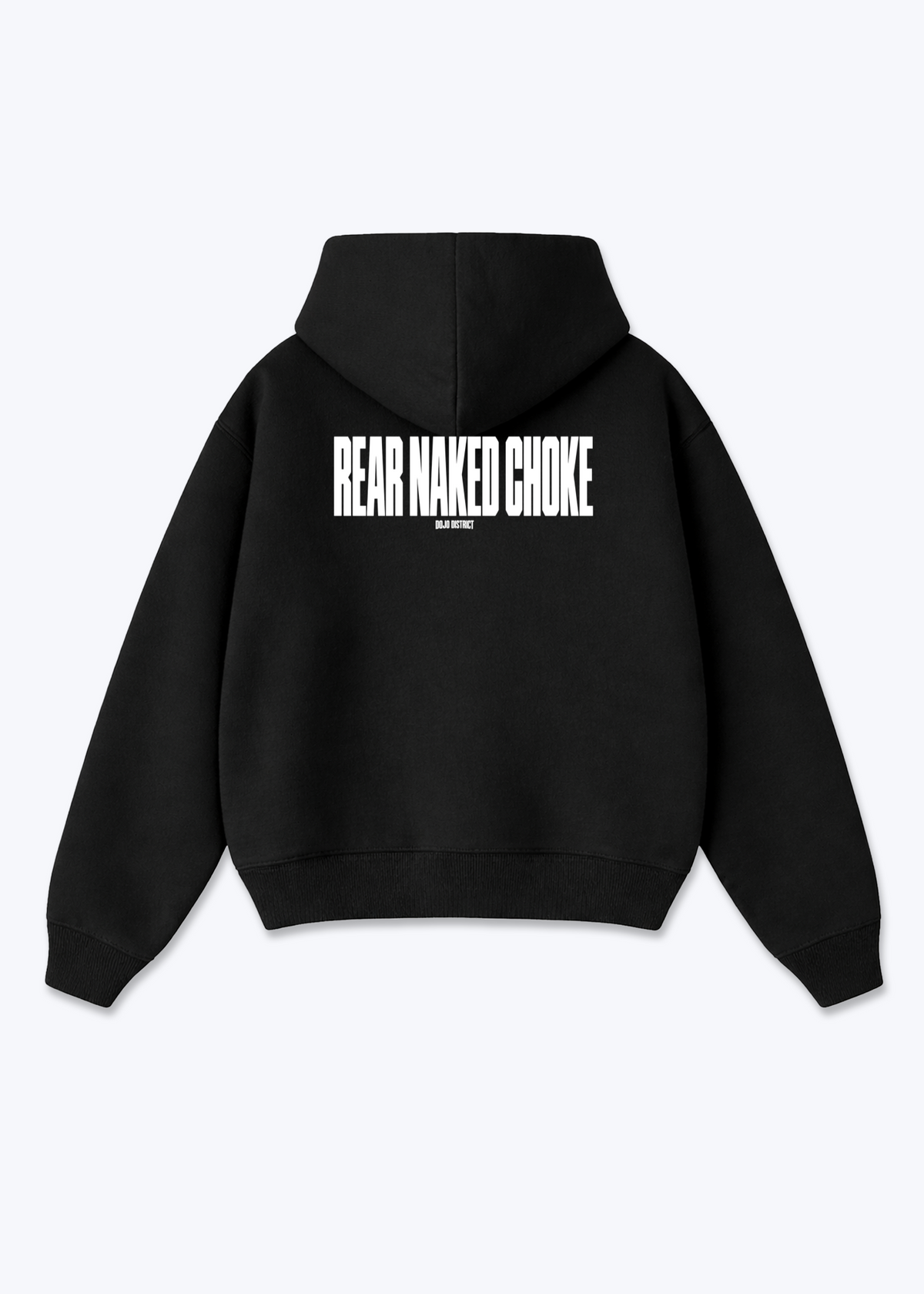REAR NAKED CHOKE - Oversized Hoodie - Black Back (Designed)