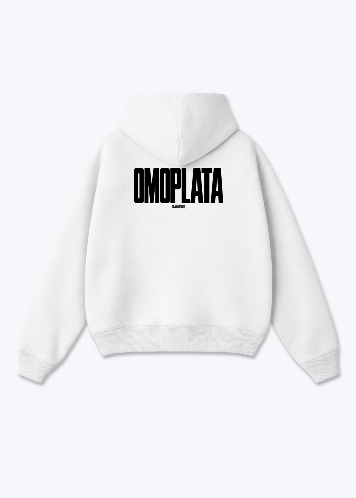 OMOPLATA - Oversized Hoodie - White Back (Designed)