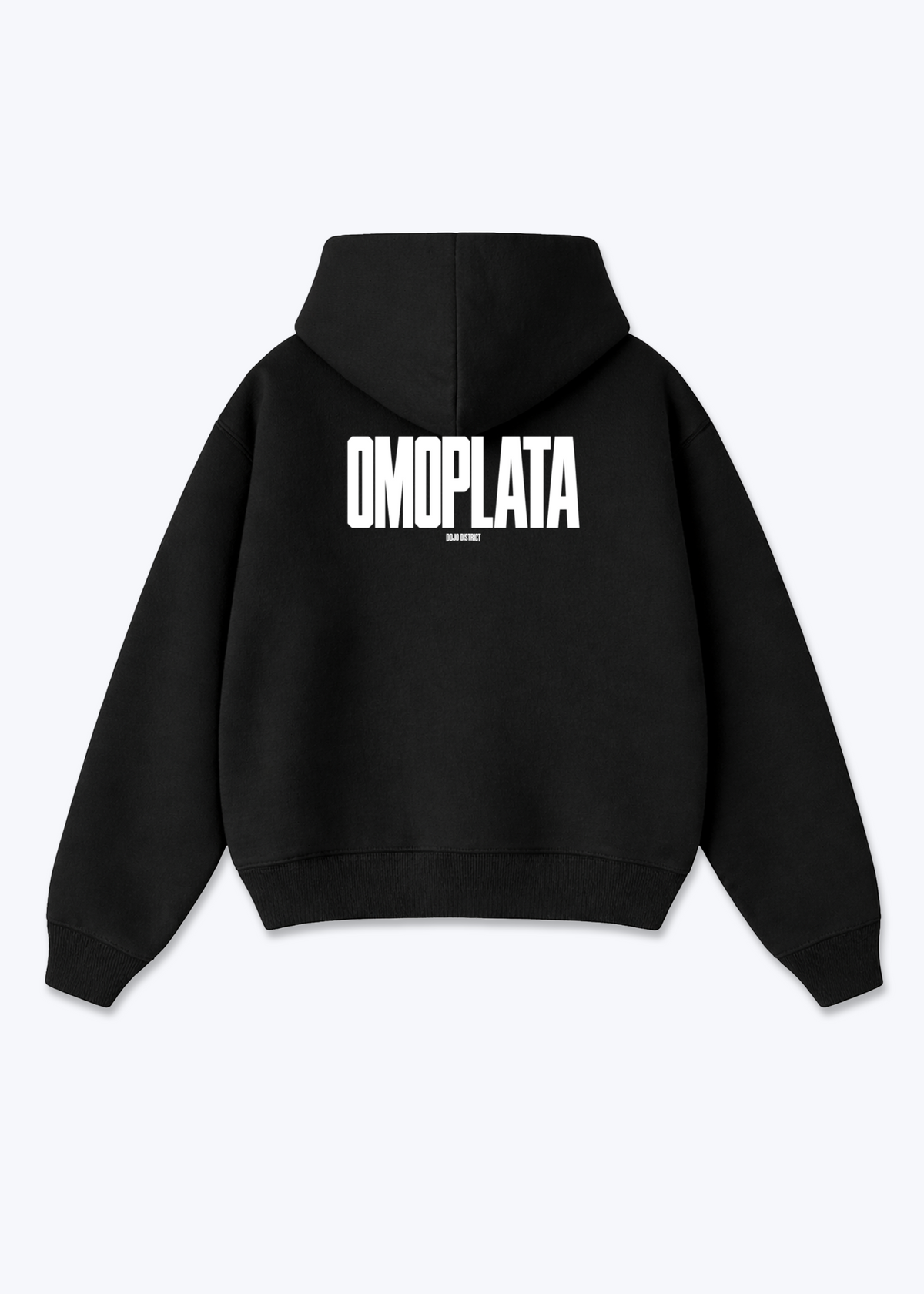 OMOPLATA - Oversized Hoodie - Black Back (Designed)