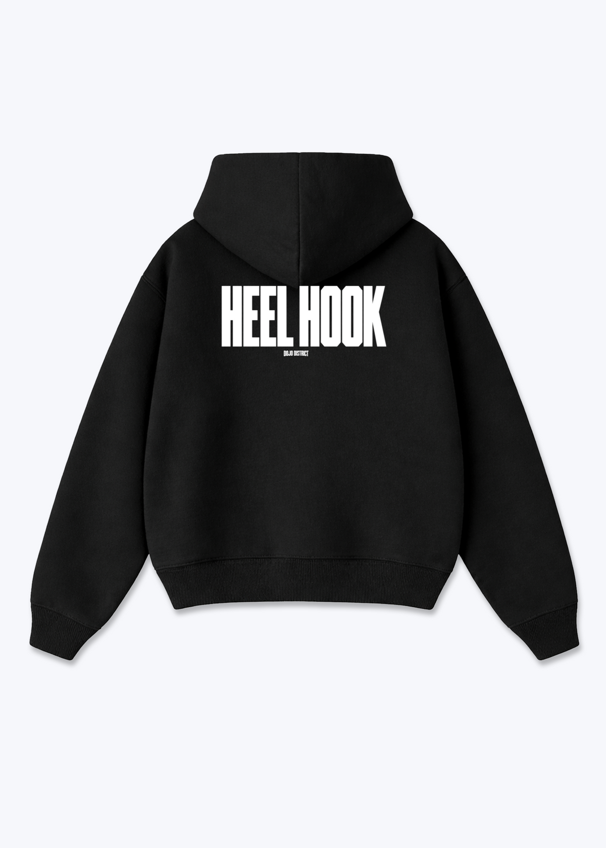 HEEL HOOK - Oversized Hoodie - Black Back (Designed)