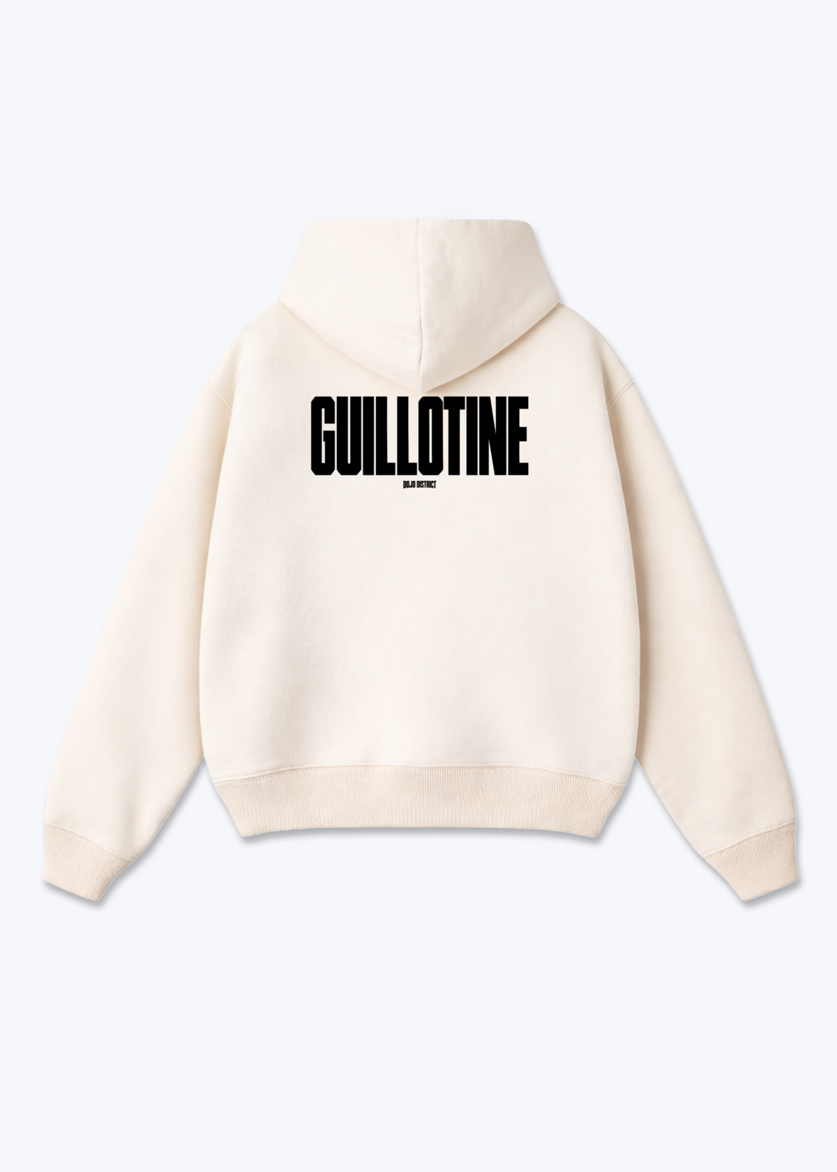 GUILLOTINE - Oversized Hoodie - Beige Back (Designed)