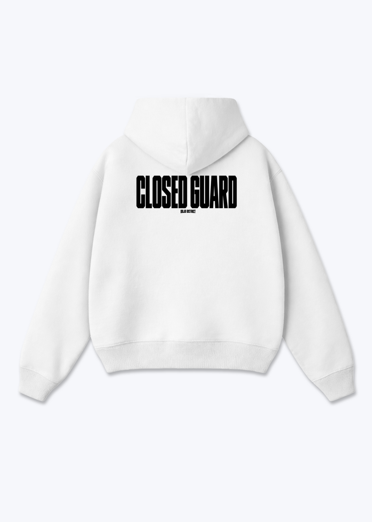 CLOSED GUARD - Oversized Hoodie - White Back (Designed)