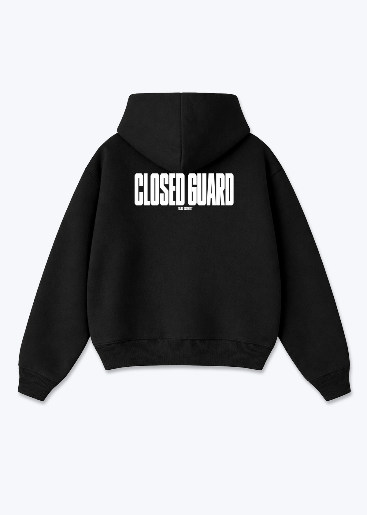 CLOSED GUARD - Oversized Hoodie - Black Back (Designed)