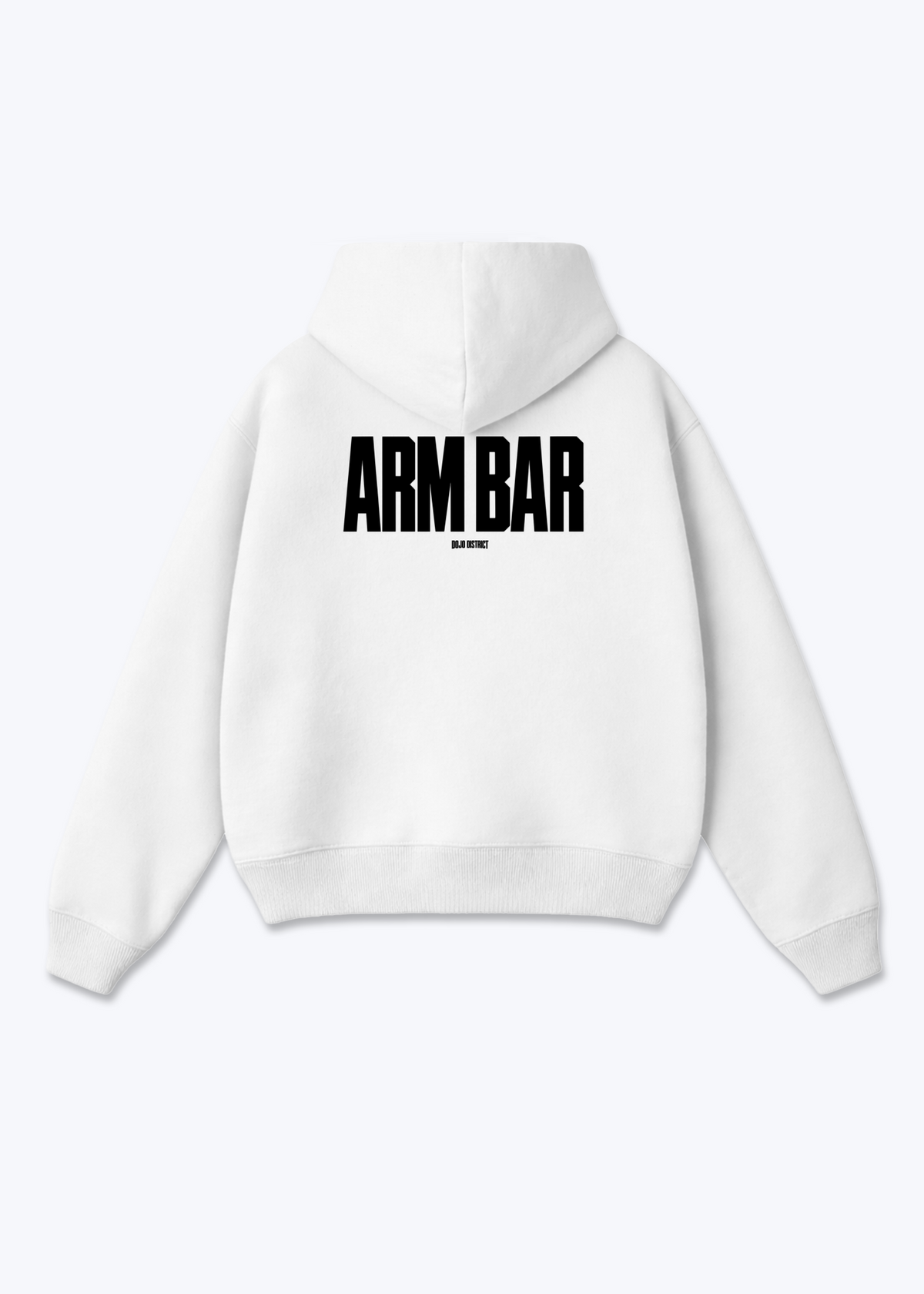 ARM BAR - Oversized Hoodie - White Back (Designed)