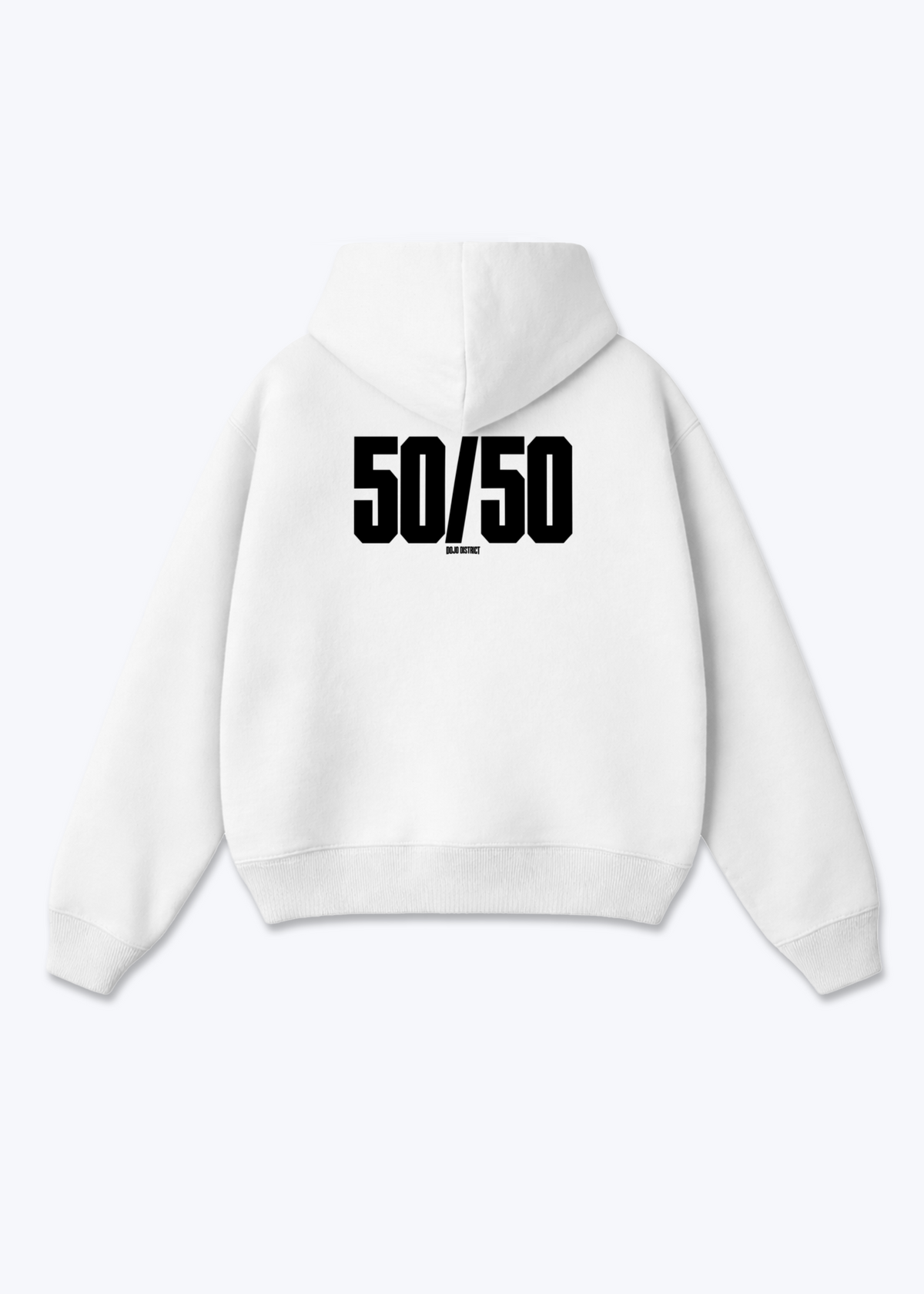 50/50 - Oversized Hoodie - White Back (Designed)