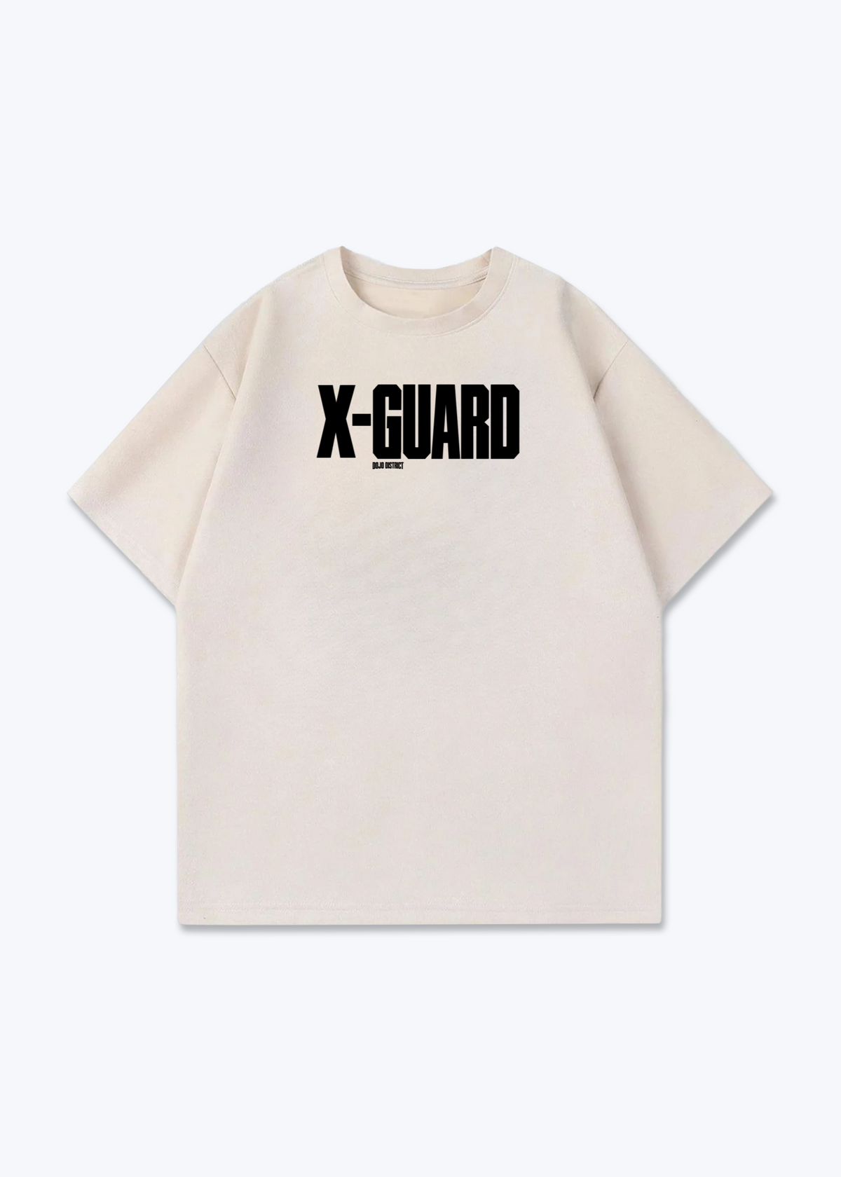 X-GUARD - Oversized Shirt - Beige Front (Designed)