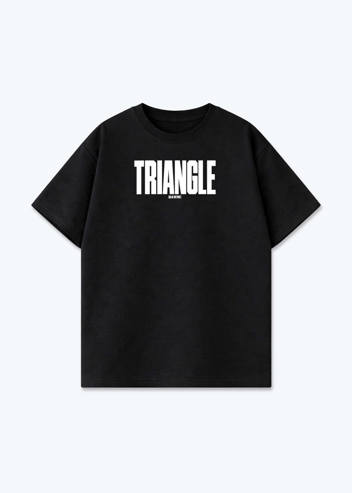 TRIANGLE - Oversized Shirt - Black Front (Designed)