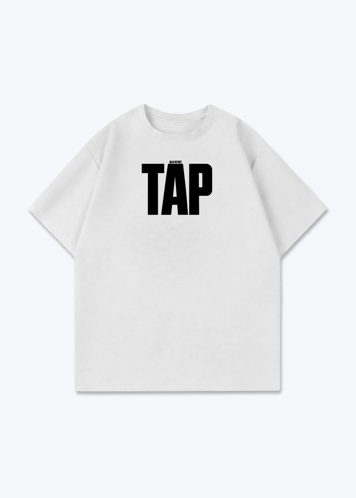 TAP - Oversized Shirt - White Front (Designed)