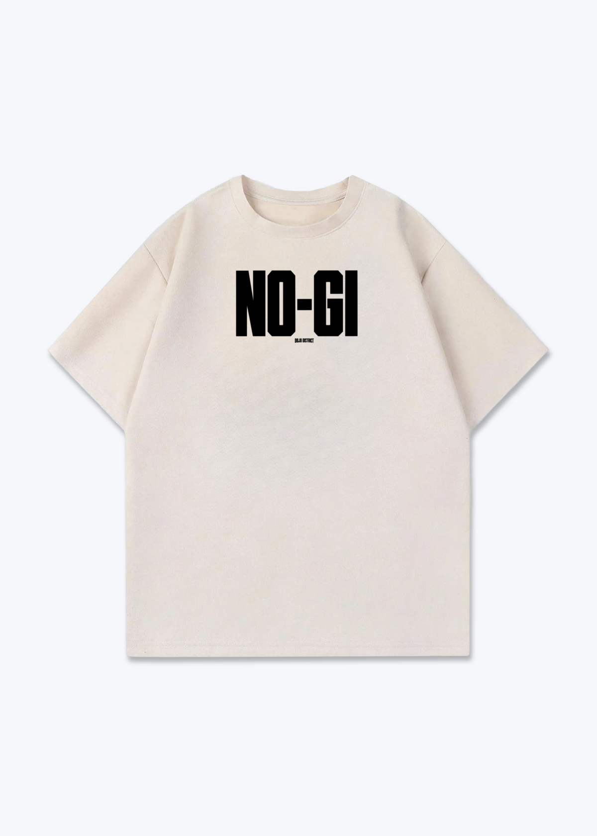 NO-GI - Oversized Shirt - Beige Front (Designed)
