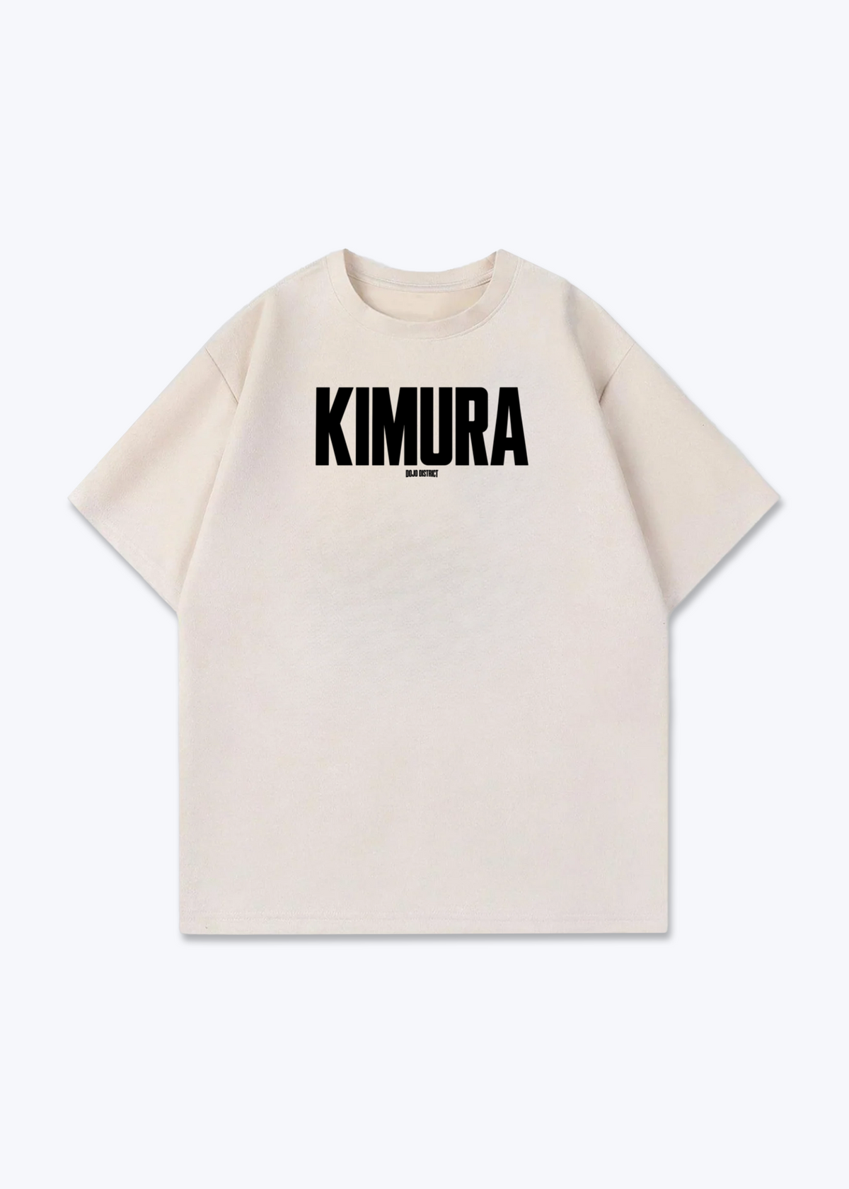 KIMURA - Oversized Shirt - Beige Front (Designed)