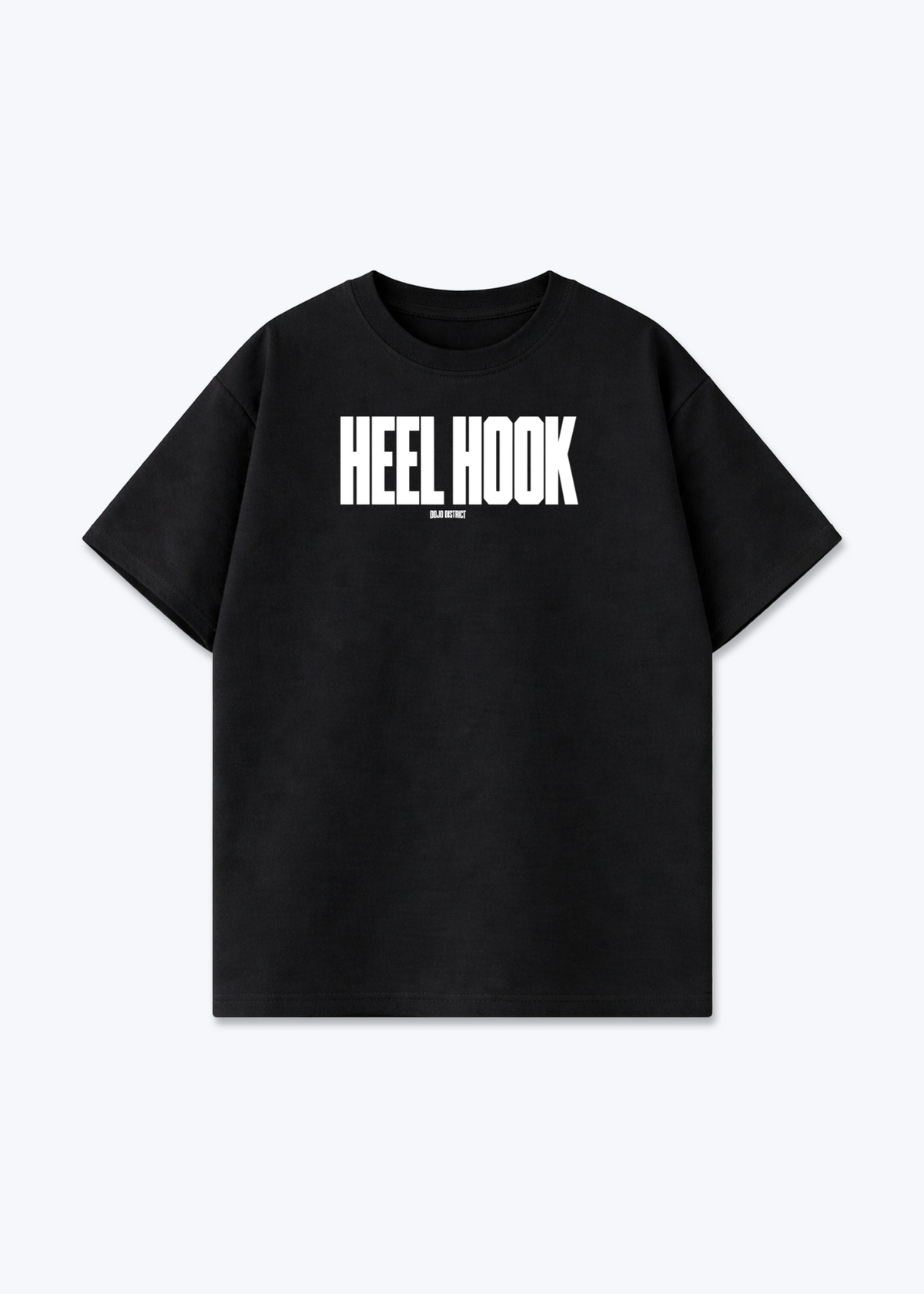 HEEL HOOK - Oversized Shirt - Black Front (Designed)