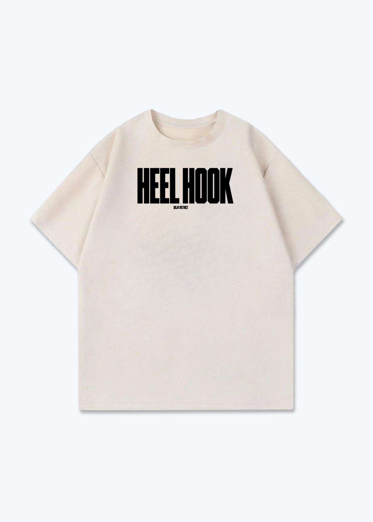 HEEL HOOK - Oversized Shirt - Beige Front (Designed)