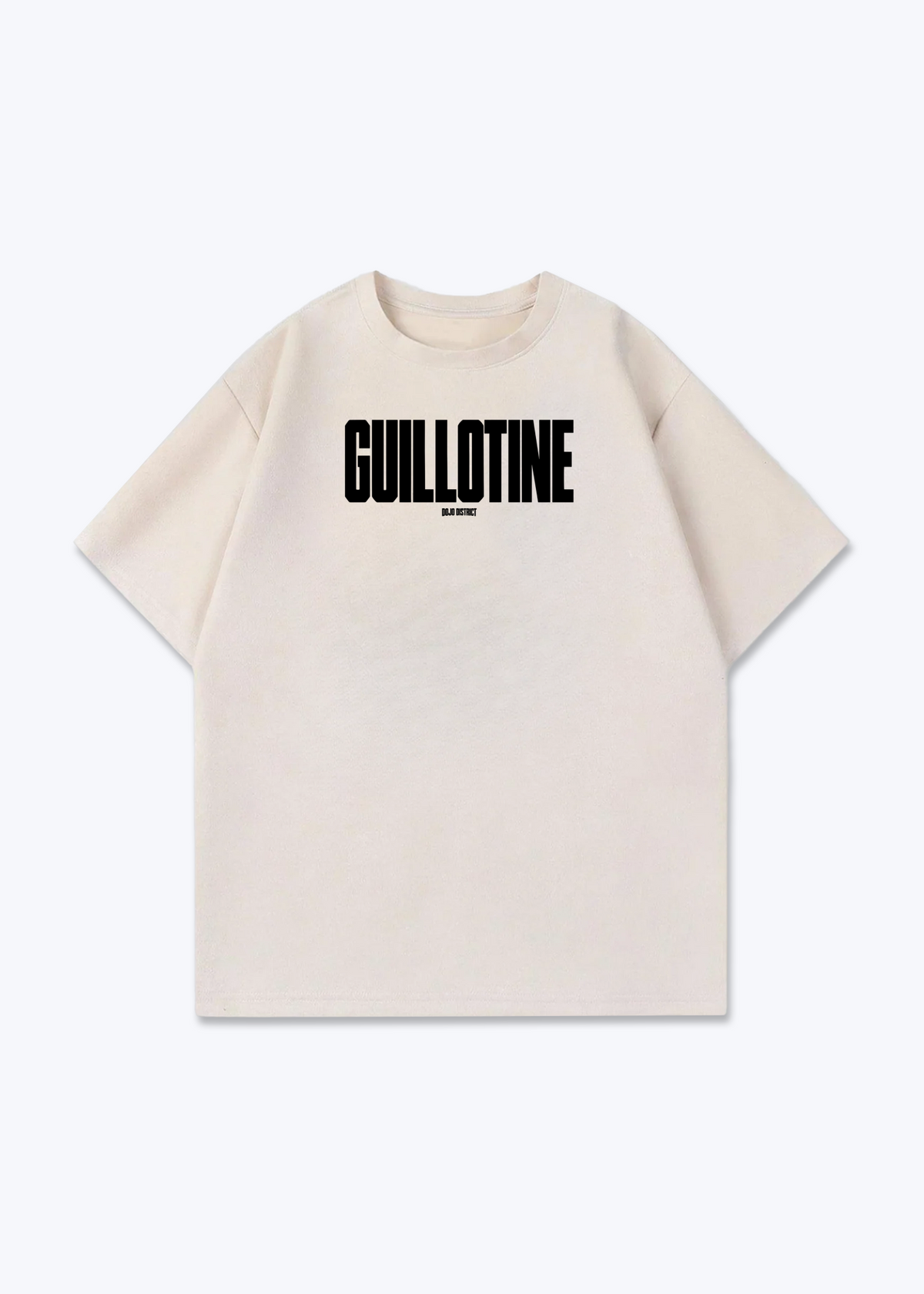 GUILLOTINE - Oversized Shirt - Beige Front (Designed)