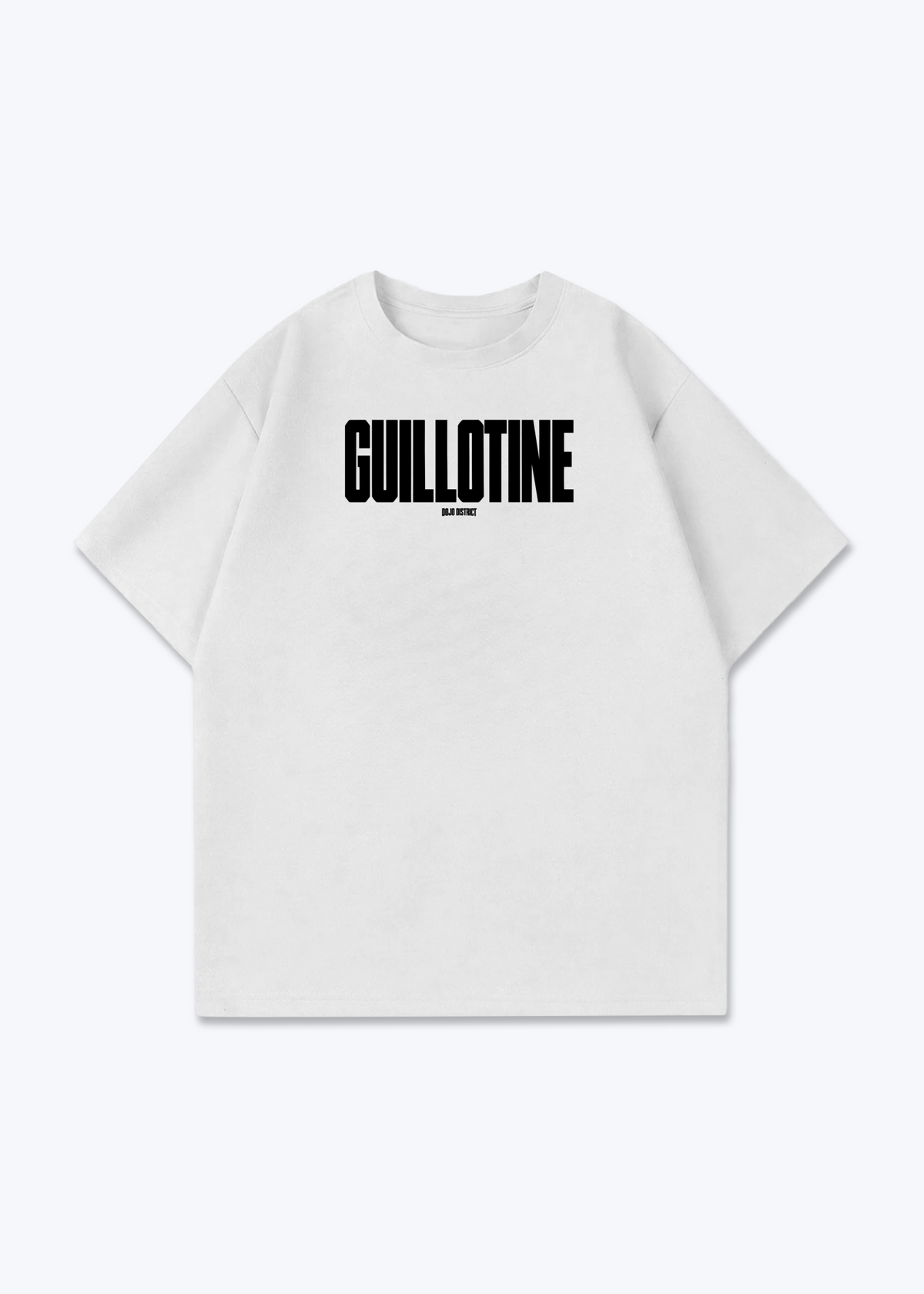 GUILLOTINE - Oversized Shirt - White Front (Designed)