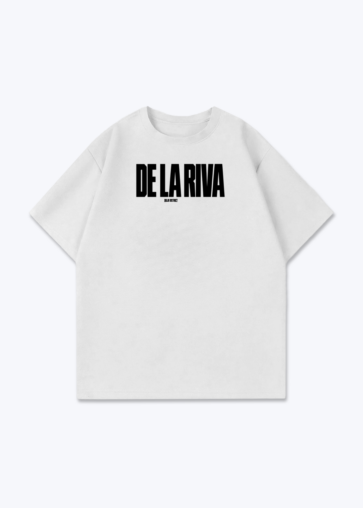 DE LA RIVA - Oversized Shirt - White Front (Designed)