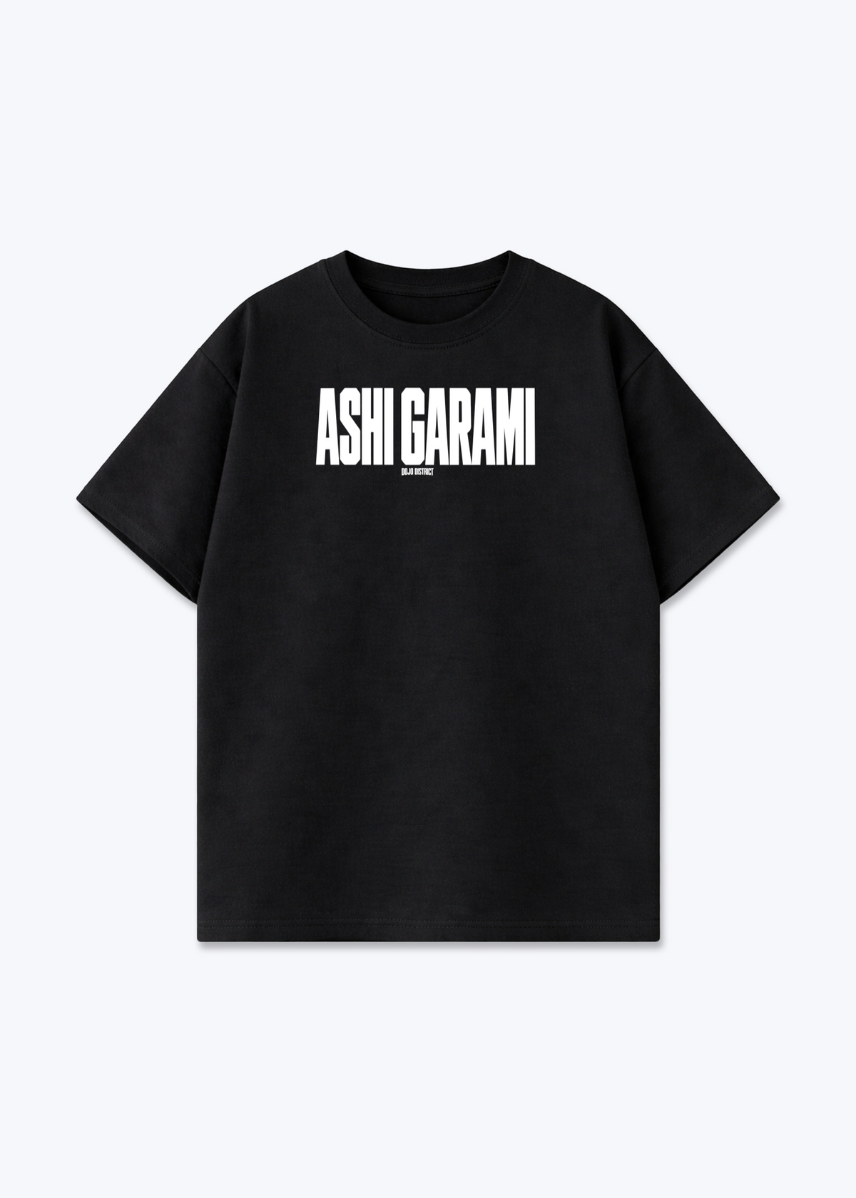 ASHI GARAMI - Oversized Shirt - Black Front (Designed)