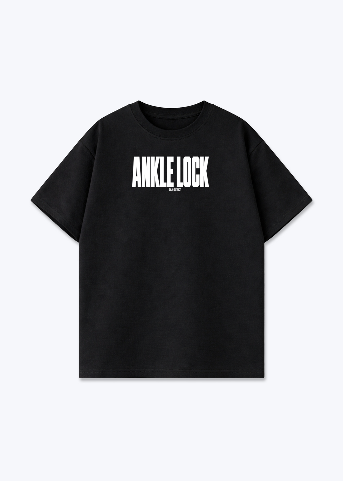 ANKLE LOCK - Oversized Shirt - Black Front (Designed)