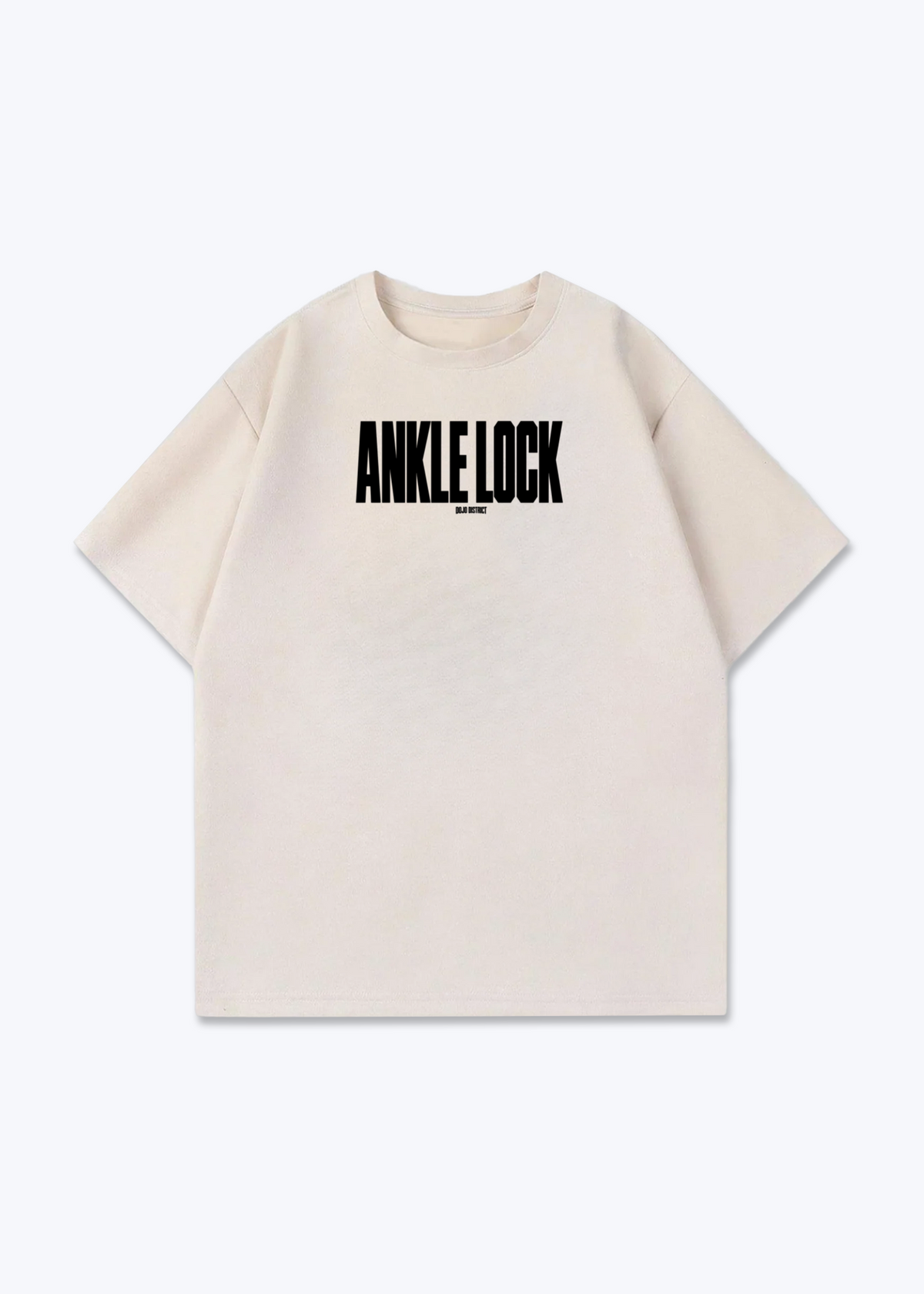 ANKLE LOCK - Oversized Shirt - Beige Front (Designed)